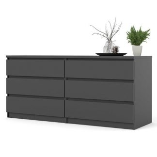 Komoda podwójna naia czarny mat