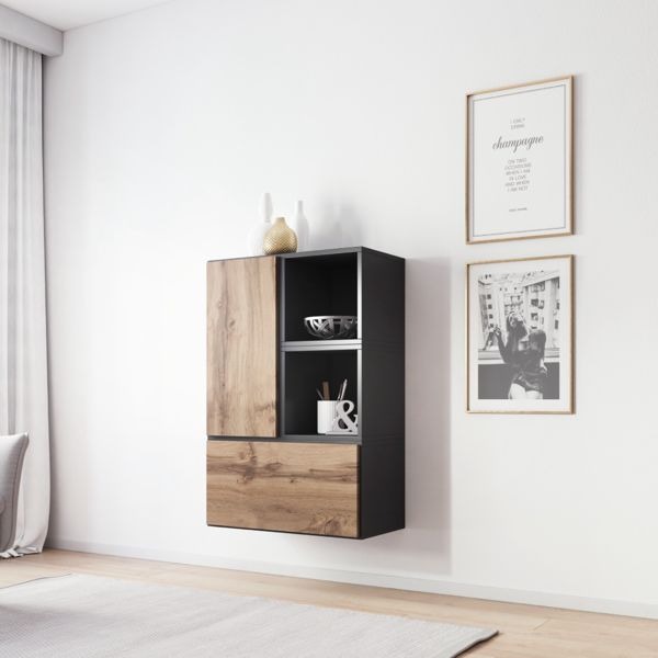 2571d9e189d58397bb6343d87651c98274f2100c Nowoczesna komoda rock 17 antracyt mat - wotan mat