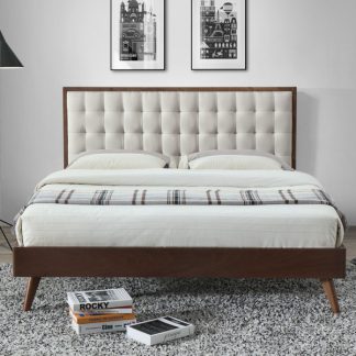 Ofelia eleganckie łóżko tapicerowane 160x200 cm