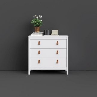 Madrid komoda 3s biały mat