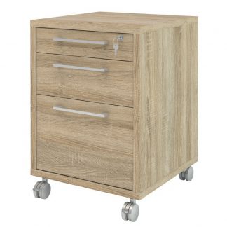 Kontenerek prima 3 szuflady tvilum dąb