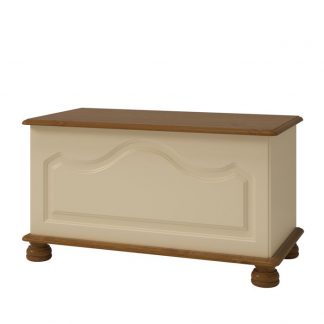 Kremowa romantyczna skrzynia richmond