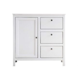 Romantyczna komoda rosie biały mat