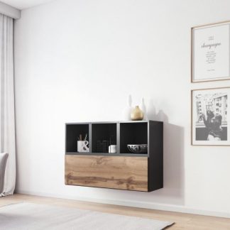 Nowoczesna komoda rock 12 antracyt mat - wotan mat