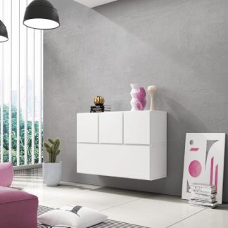 Nowoczesna komoda rock 13 biały mat